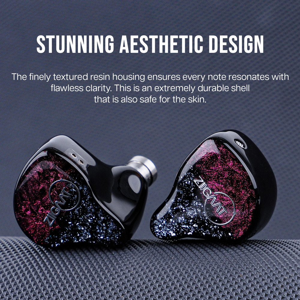 Odyssey 1DD+3BA Hybrid In-Ear Monitor – HiFi Wired Earphones for Audiophiles & Musicians
