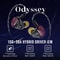 Odyssey 1DD+3BA Hybrid In-Ear Monitor – HiFi Wired Earphones for Audiophiles & Musicians