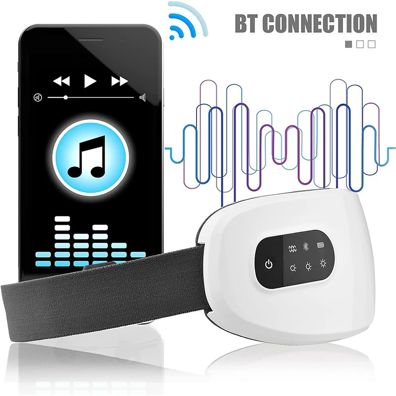 4D Smart Airbag Eye Massager Vibration Hot Compress Bluetooth Eye Care Instrument Glasses 3