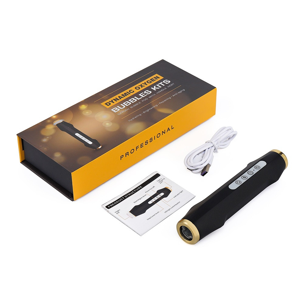 Facial Oxygen Bubble Device, Oxygen Balancing Beauty Meter Skin Care Pen