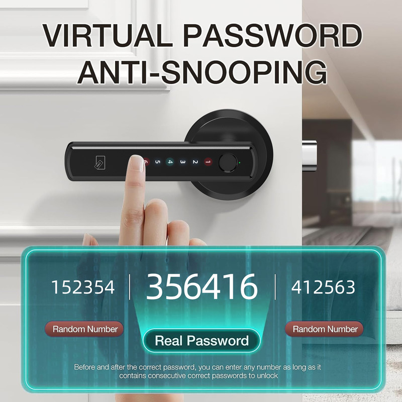Viladepot Smart Lock Fingerprint  Touchscreen Keypad Door Lock 1