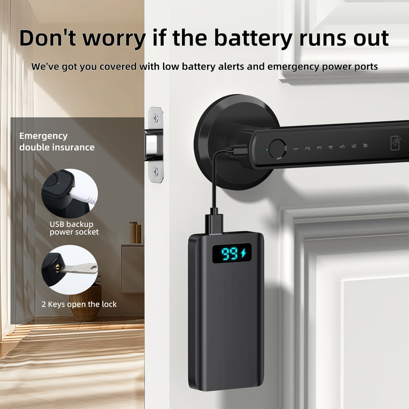 Viladepot Smart Lock Fingerprint  Touchscreen Keypad Door Lock 3