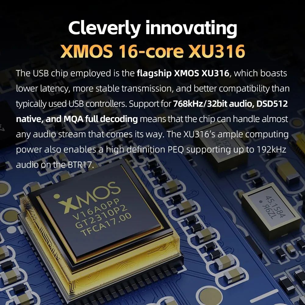 FiiO BTR17 HiRes Bluetooth DACAmp 35mm 44mm Balanced DSD256 USB DAC For HighFidelity Audio 3