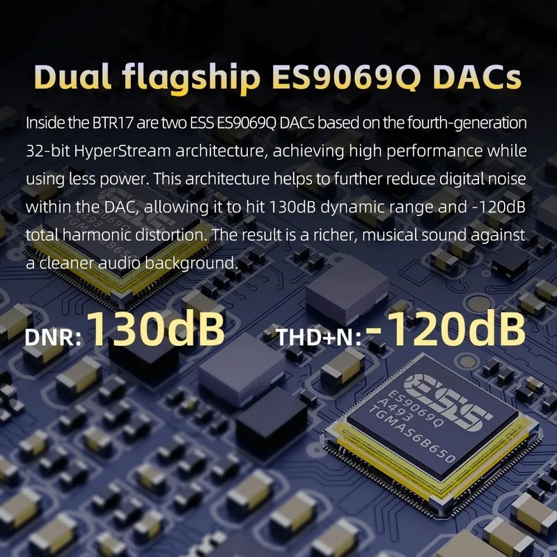 FiiO BTR17 HiRes Bluetooth DACAmp 35mm 44mm Balanced DSD256 USB DAC For HighFidelity Audio 4