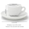 Elegant Porcelain Coffee Mugs Espresso Cappuccino Cup Set With Delicate Saucer 6