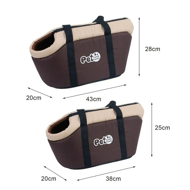 SoftSided Adjustable Pet Bag Breathable Cat Dog Carrier Tote With Interior Pad For Travel Outgoing 5