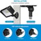 Outdoor 65W LED Flood Light 6670 Lumen Security Light For Backyard Porch And Entryways 4