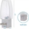 LED Plug In Night Light With Manual Switch Soft Glow Nightlight For Kids Room Hallway Bathroom 5