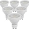 6 Pack 5000K GU10 Dimmable LED Light Bulbs 7W Energy Saving Daylight Replacement For 50W Halogen 0