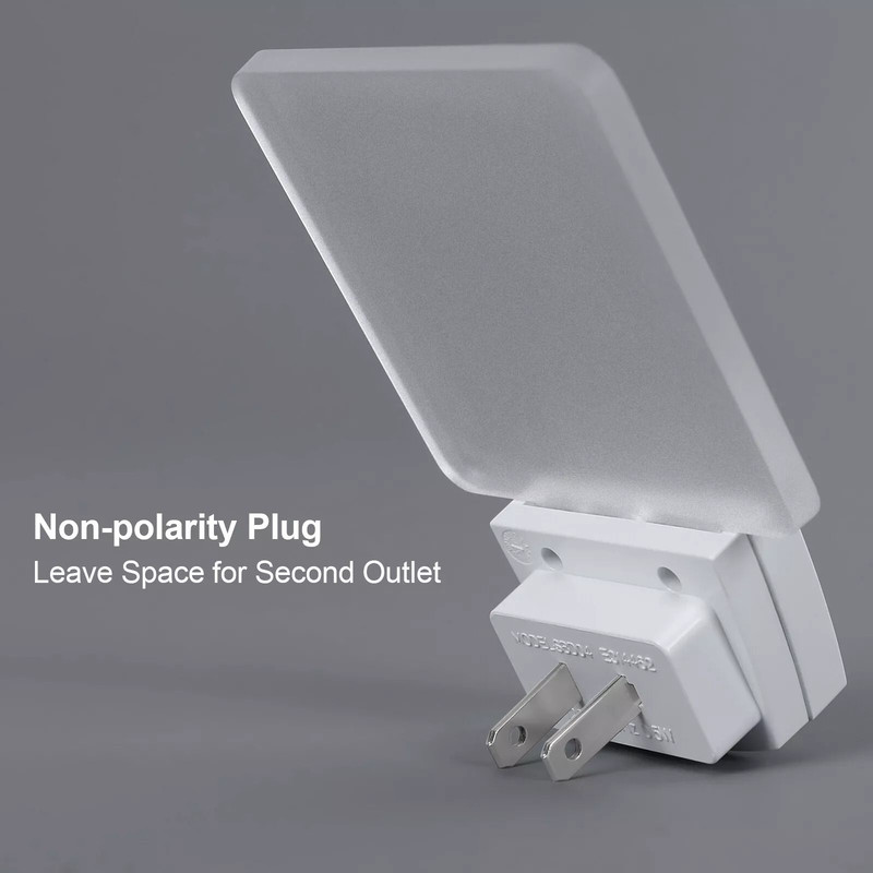 PlugIn LED Night Light With Light Sensor DuskDawn Bathroom Light 4