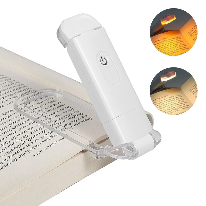 USB Rechargeable Book Reading Light 4 Brightness Levels Lamp For Kids 0