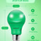 Green Light Bulb 4 Pack A19 LED 9 W E26 60 W Equivalent Eco Bulbs 10
