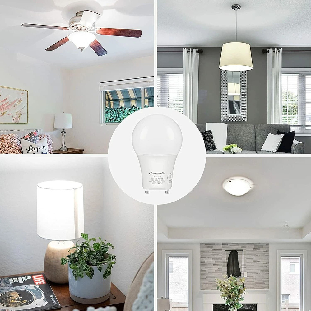 GU24 LED Light Bulb Dimmable 5000K Daylight 2Prong 1