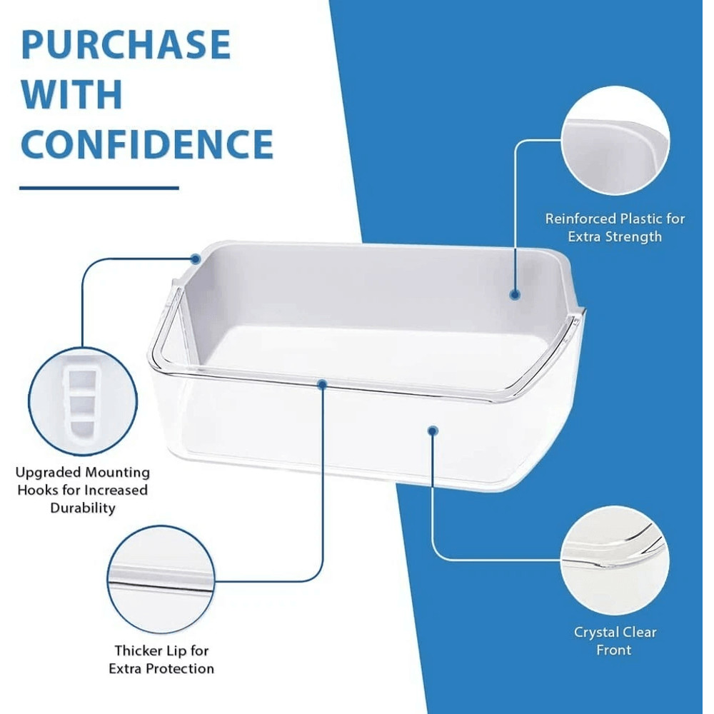 Door Shelf Bin Premium Samsung Refrigerator Replacement 1