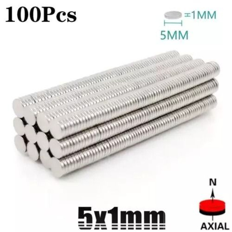 100pcs Neodymium Magnets Round Disc N35 Super Strong Rare Earth Magnets Perfect For DIY Crafts Sci 0