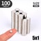 100pcs Neodymium Magnets Round Disc N35 Super Strong Rare Earth Magnets Perfect For DIY Crafts Sci 10