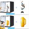 Portable LED Light Box Tent Kit With Foldable Photo Studio 6 Color Backgrounds High Brightness Idea 6