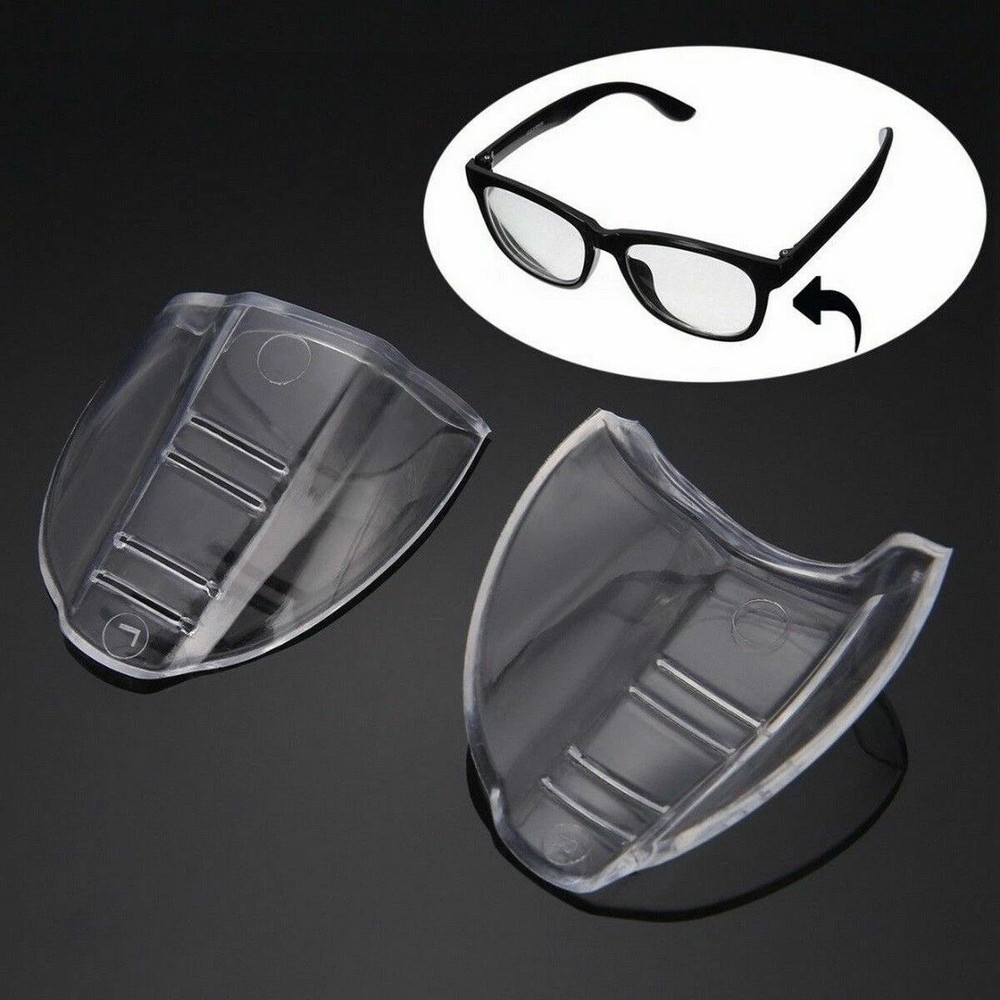 2 Pairs Universal Eyeglasses Side Shields Flexible SlipOn Safety Glasses Shield For Added Protecti 6