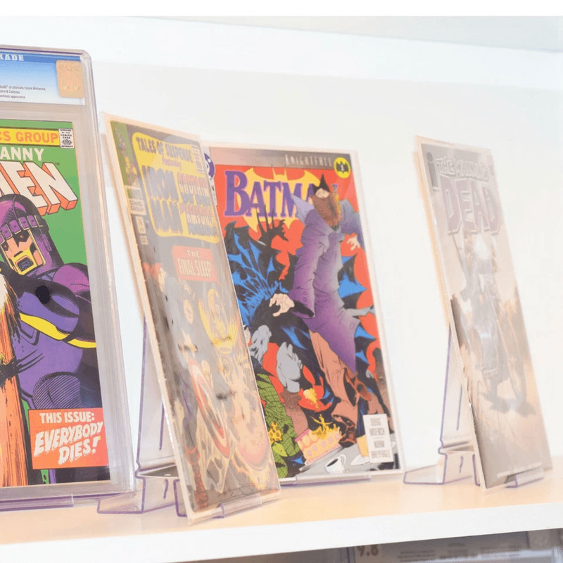 ComicMount Invisible Comic Book Display Adjustable Wall Mount Shelf Stand 2