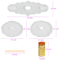Handmade DIY Epoxy Resin Coaster Molds Silicone Tray With Wine Glass Rack Home Decor Casting Kit 2