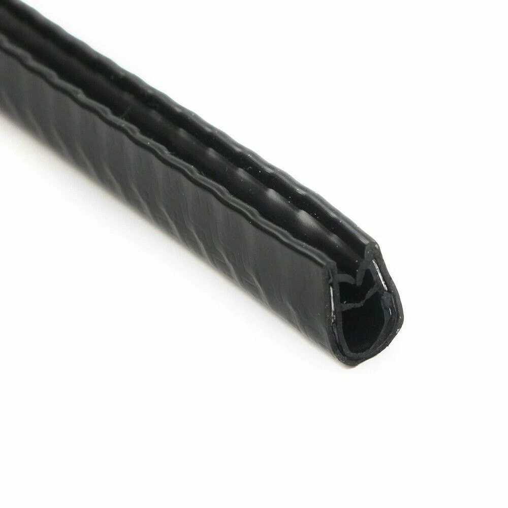 10FT Car Door Trim Black Rubber Edge Guard Seal Protector Scratch Metal Moulding For Auto Protecti 6