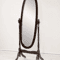 Swivel Full Length Wood Cheval Floor Mirror Elegant Design 1