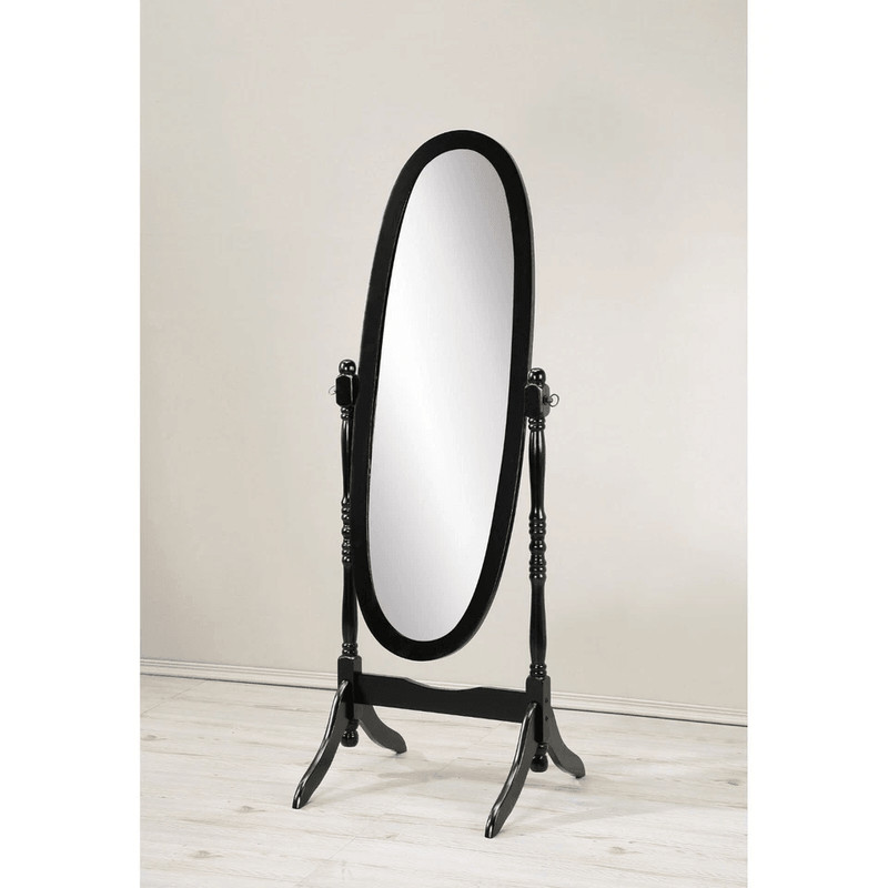 Swivel Full Length Wood Cheval Floor Mirror Elegant Design 3