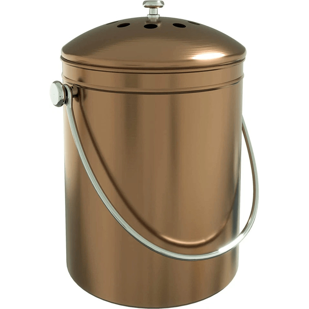 Compost Bin With Lid Includes Spare Charcoal Filter Utopia Kitchen Countertop Compost Pail 3