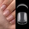 Super Short Almond Press On Nails, Full Cover Soft Gel Tips for Small Nail Beds, No File, No Glue Fake Nails