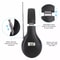 Foldable FM Radio Headphones Stereo Bass Sound With Noise Reduction Clear Reception 6