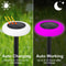 Outdoor Solar Pathway Lights 7 Color Changing Landscape Lamps For Garden Yard Christmas Decor 4