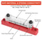 6Way Terminal Block Bus Bar 150A Power Distribution For Auto Car Boat Marine with Cover 4