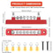 6Way Terminal Block Bus Bar 150A Power Distribution For Auto Car Boat Marine with Cover 5