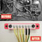 6Way Terminal Block Bus Bar 150A Power Distribution For Auto Car Boat Marine with Cover 1