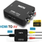 HDMI To RCA AV Adapter Converter Cable CVBS Composite HD Video Audio 0