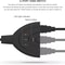 HDMI Switcher Hub Adapter 3Way 1080P Splitter For Gaming HDTV PS4 Xbox Roku Fire Stick 6
