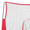 Softball Baseball Practice Net Portable Hitting Batting Net Bow Frame With Carry Bag 4