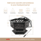 Hex Shaped Fire Pit Fireplace Bronze Finish Outdoor Firepit For Backyard Garden 2