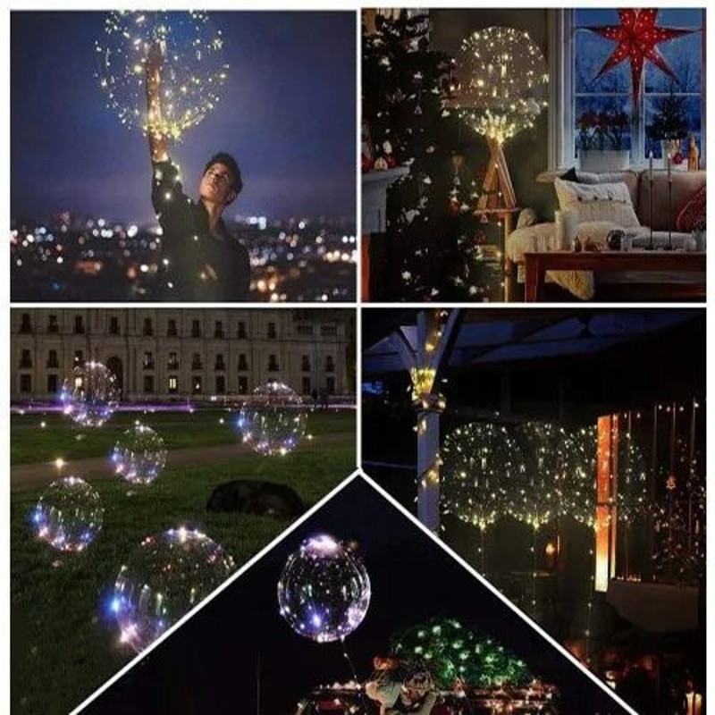 Glowing LED Party Balloons Set Of 3 Perfect For Valentines Day Christmas Weddings Birthdays 2