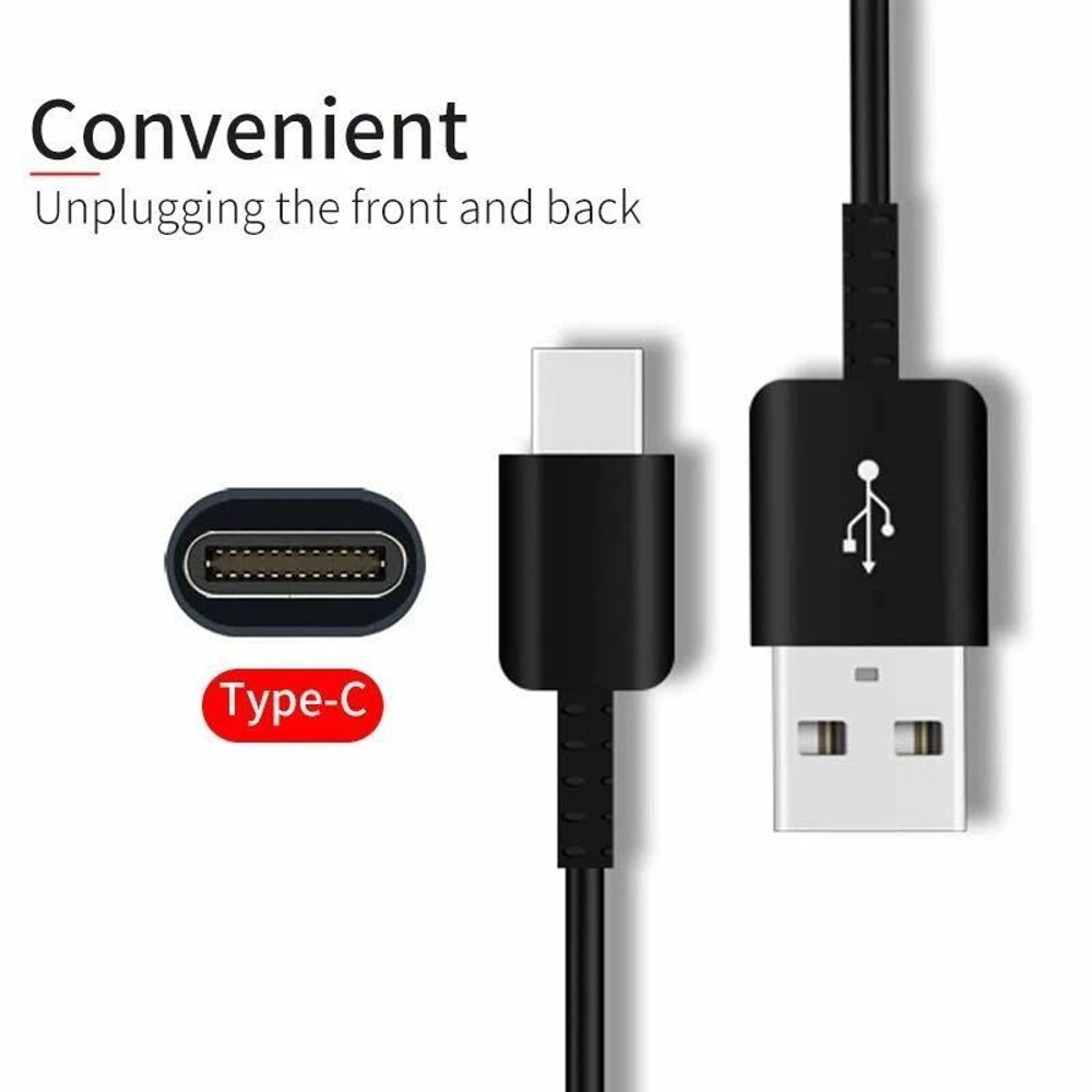 Fast Charging USB C Cable For Samsung 2X Pack Compatible With Galaxy S9S10S20Note 1020Ultra 0