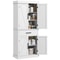 Farmhouse Pantry Cabinet With Barn Doors 72 Tall Kitchen Storage With Spacious Drawer 6