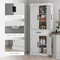 Farmhouse Pantry Cabinet With Barn Doors 72 Tall Kitchen Storage With Spacious Drawer 7