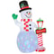 8 Ft LED Light Up Snowman Outdoor Christmas Inflatable Lighted Yard Decoration 4