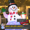 8 Ft LED Light Up Snowman Outdoor Christmas Inflatable Lighted Yard Decoration 5