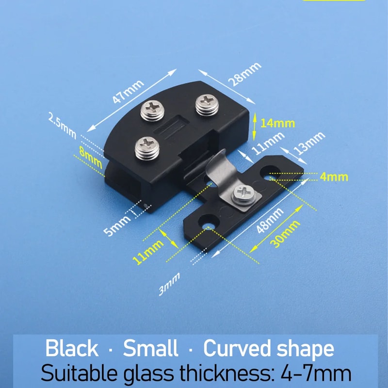 PunchFree Cabinet Glass Hinge For Panels High Quality Zinc Alloy Swing Hinge For Cake Wine And Disp 6