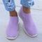 Women Sock Sneakers Slip On Platform Trainers, Sneaker Woman Lightweight Walking Shoes Flats Casual Baskets Comfortable