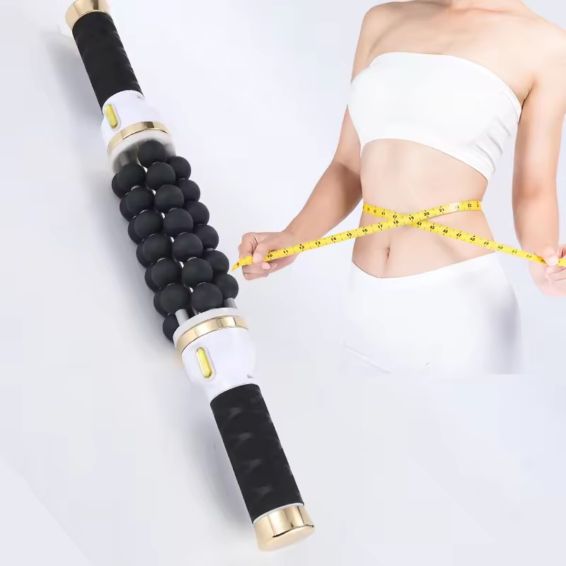Lymphatic Drainage Rolling Bead Roller, Cellulite Reduction & Body Contouring Massager, Fat Removal Therapy Massage