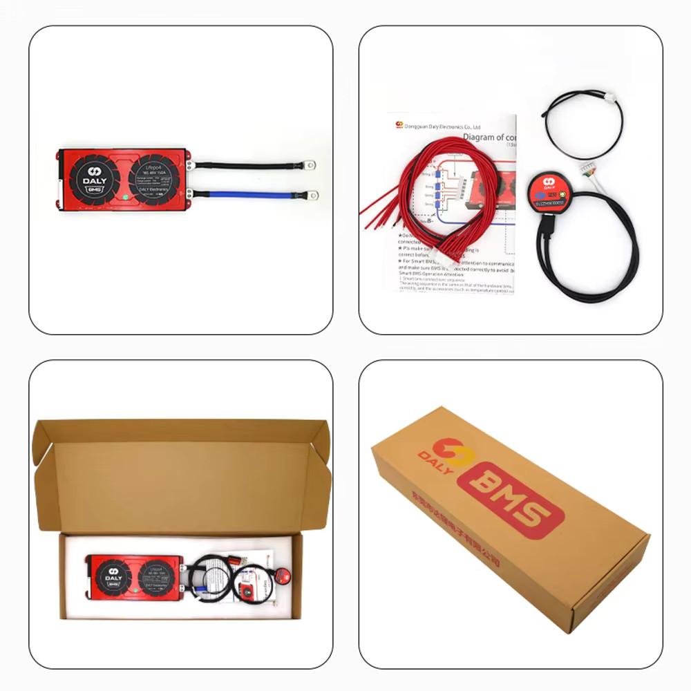 BMS Smart Battery Bluetooth Monitor for Solar Power Storage, No RS485 or CAN Port