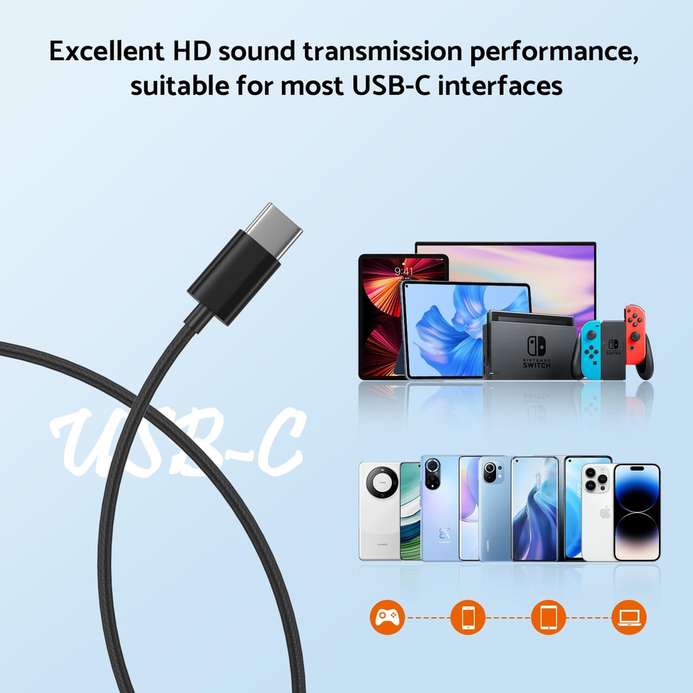 Samsung In ear HiFi Surround Sound Headphones USB Type C Wired Earplugs With Wire Control for Galaxy
