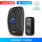 Smart Home Outdoor Wireless Doorbell Waterproof Chime Kit LED Flash Security Alarm House Welcome M 6